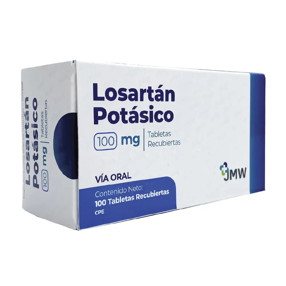 JMW - Producto - 	Losartán Potásico 100	